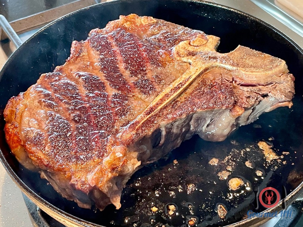 Bild: T-Bone Steak rückwärts gegart