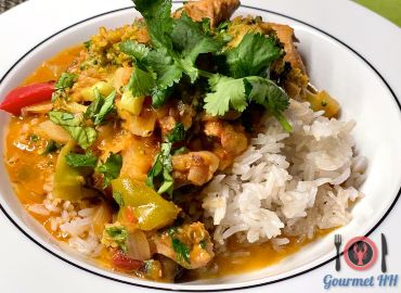 Thumbnail for Hähnchenbrust Curry mit gebratenem Reis